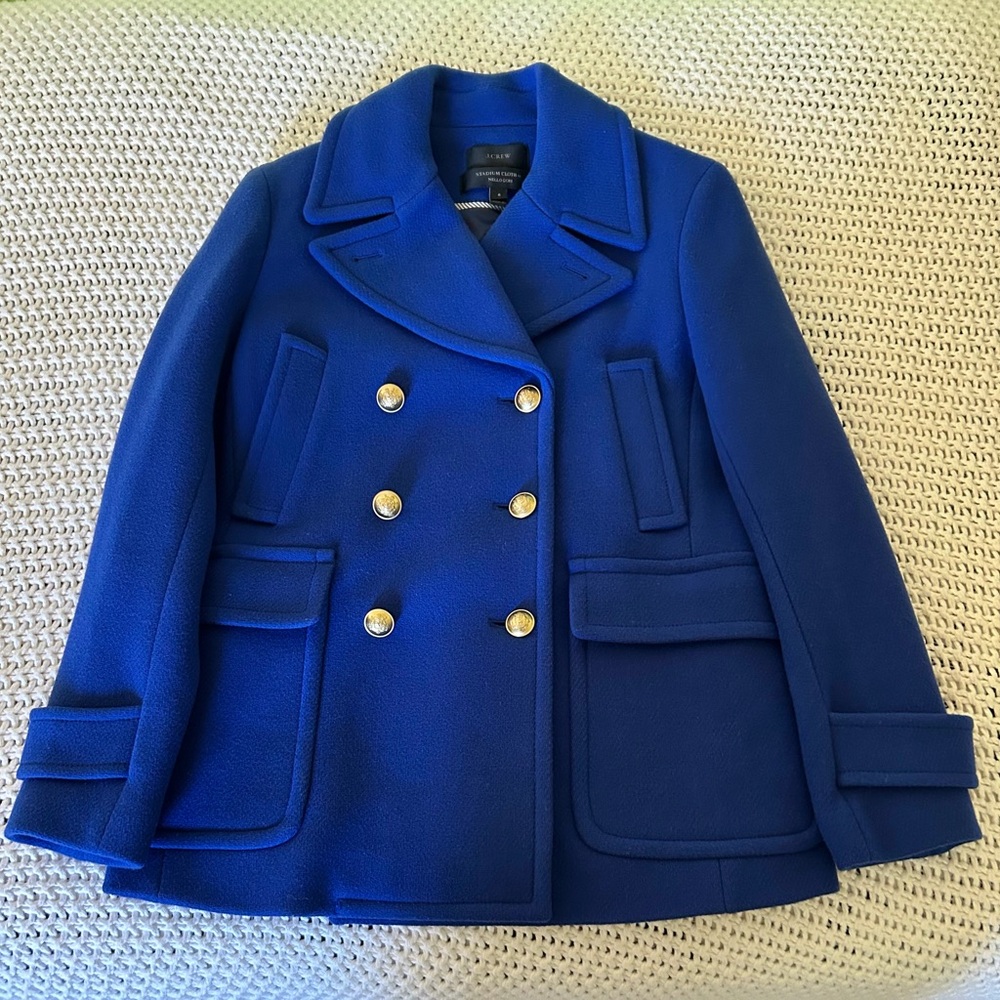 Jcrew wool peacoat size 6